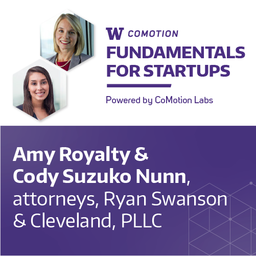 Fundamentals for Startups: US immigration options for foreign talent, with Amy Royalty and Cody Suzuko Nunn, attorneys, Ryan Swanson & Cleveland, PLLC